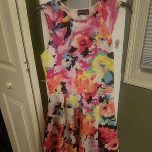 Floral print dress